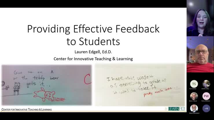 Providing Effective Feedback to Students (3-28-2023)