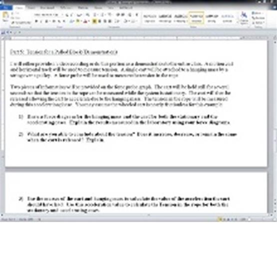 114 Lab 6 Part 5 - Tension for a Pulled Block
