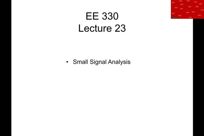 EE 330 Stream 23 Fall 2022
