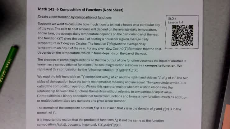 Composition Functions -- Intro
