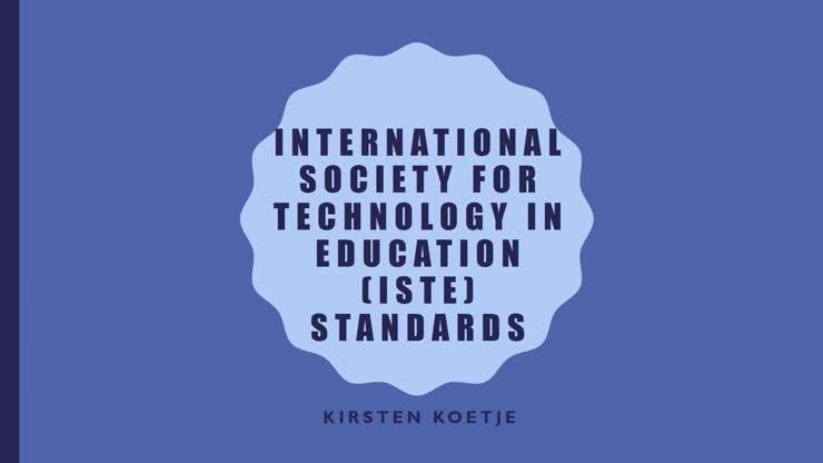 Introduction to the ISTE Standards