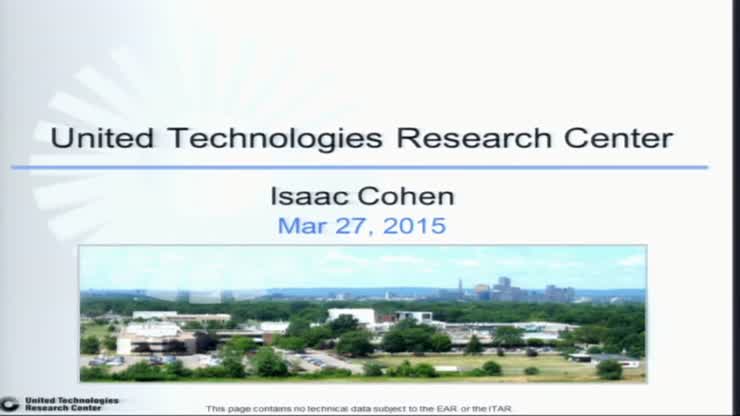 Isaac Cohen, United Technologies Research Center
