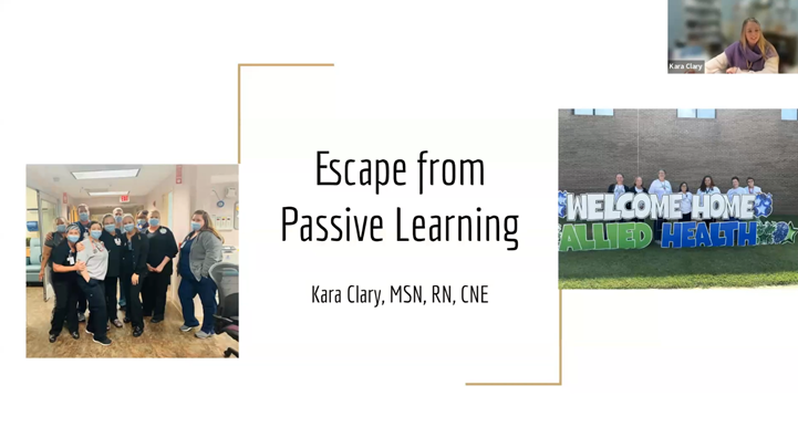 Excellence in Teaching - Escape from Passive Learning