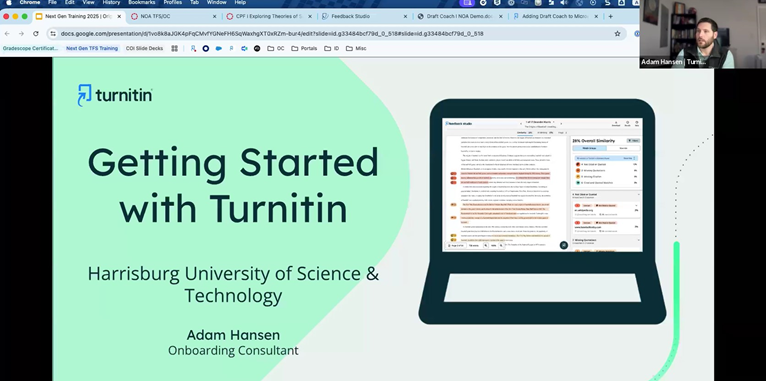 Turnitin Training Session (1-8-26)