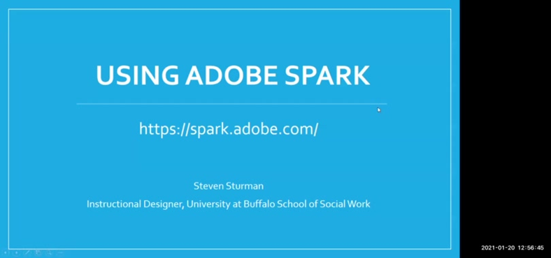 Creating Engaging Instructional Videos using Adobe Spark