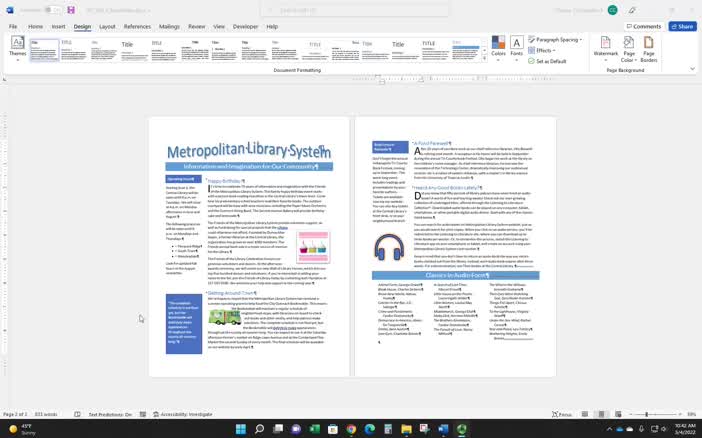 Chapter 4 Document Colors and Page Borders