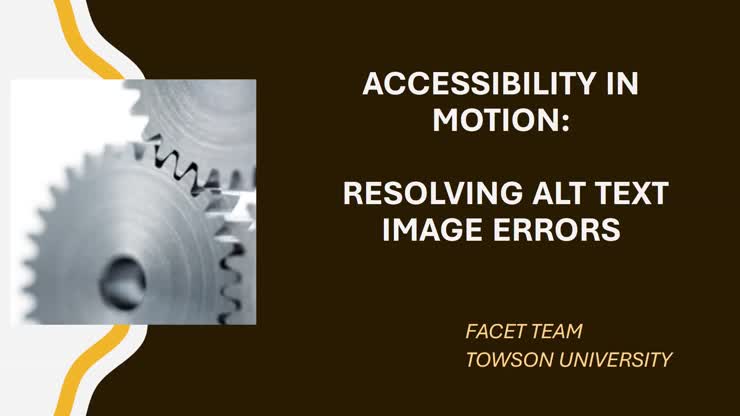 Accessibility In Motion: Resolving Alt Text Image Errors