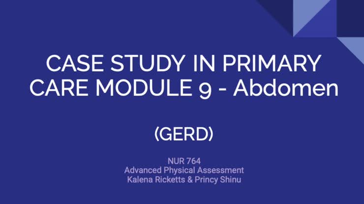 abdomen presentation - module 9