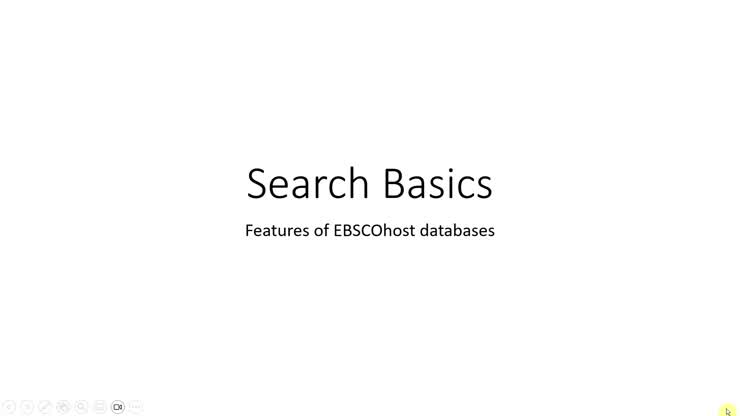 Search Basics