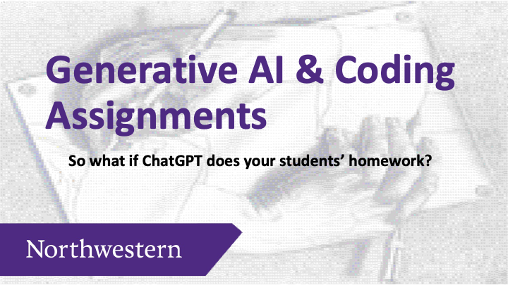Generative AI & Coding Assignments: So what if ChatGPT does your ...