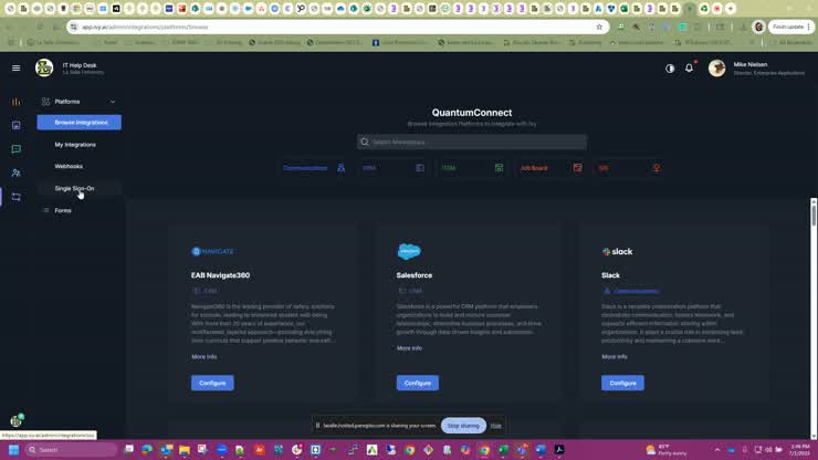 Testing SSO