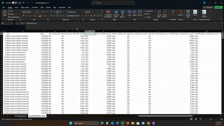 Cleaning & Checking Data in Excel