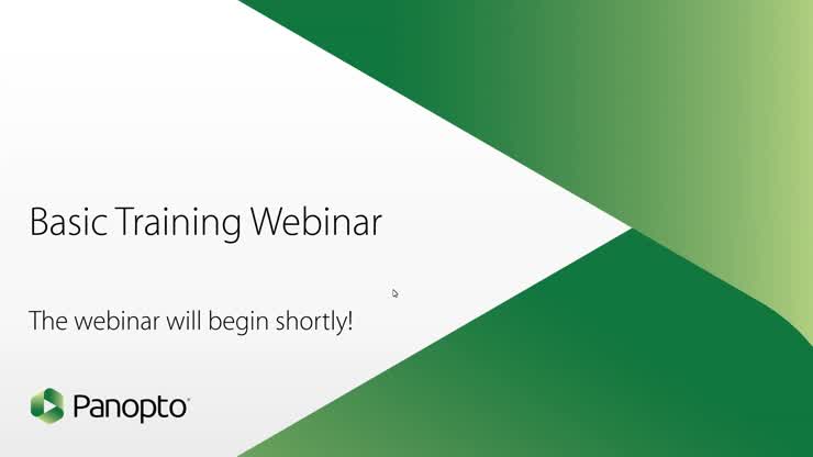 Basic Training Webinar