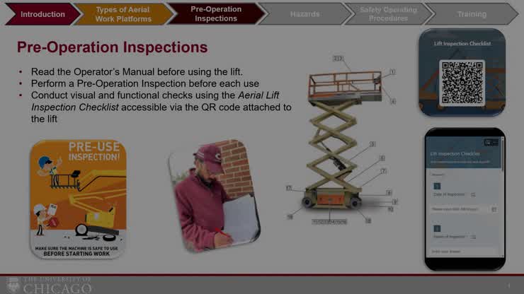Aerial Lift and Scissor Lift Training_Module 05_Inspections