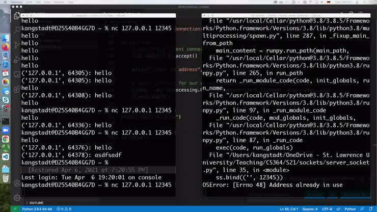 Lecture 27 - Chat Server in Python