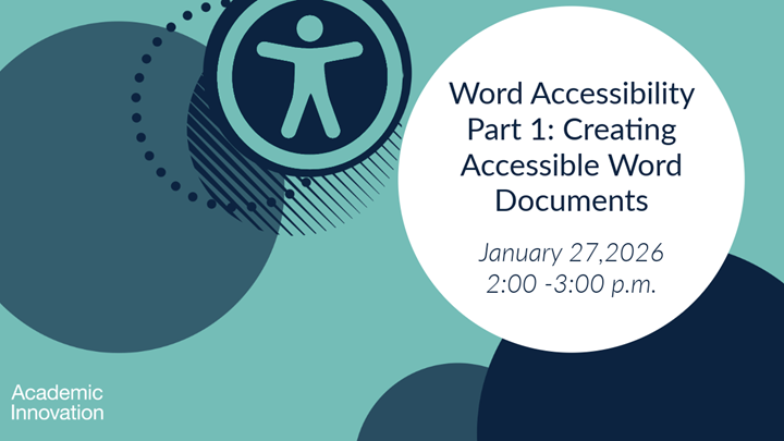 1/27/2026 - Word Accessibility Part 1: Creating Accessible Word Documents