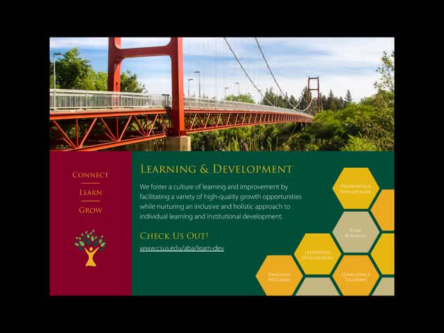 Overview of Learning and Development