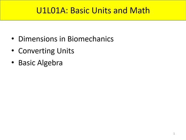 U1L01A_Math and Units Review