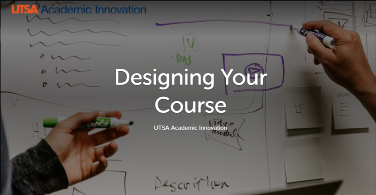 Design Your Course: Course Blueprint and Time Management