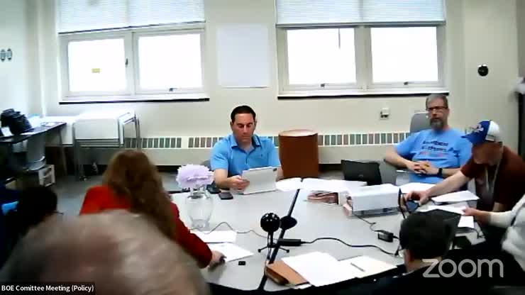 BOE Committee Meeting - Policy 5/6/24