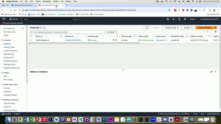 CS 240 - Set Up Your EC2 Instance