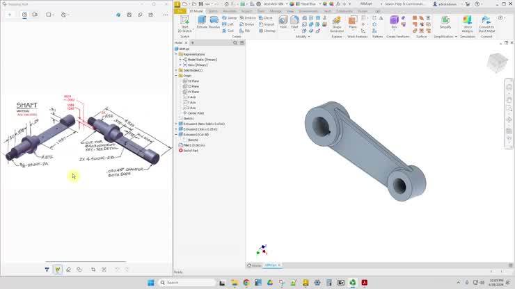 SHAFT REVOLVE PART