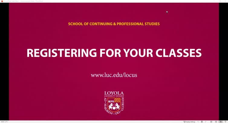 LOCUS Course Enrollment