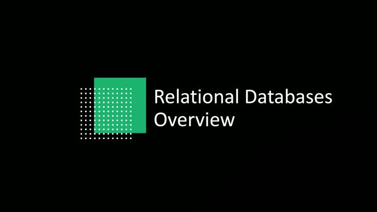 CS 240 - Relational Databases Overview