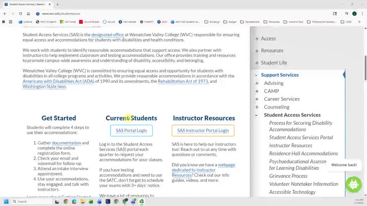 How to sign in to the SAS Portal