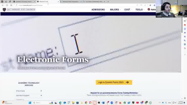 Dynamic Forms Monthly Training/Workshops