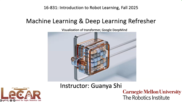 Lecture 4: Machine Learning & Deep Learning Refresher