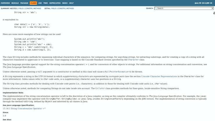 CS 240 - Javadoc