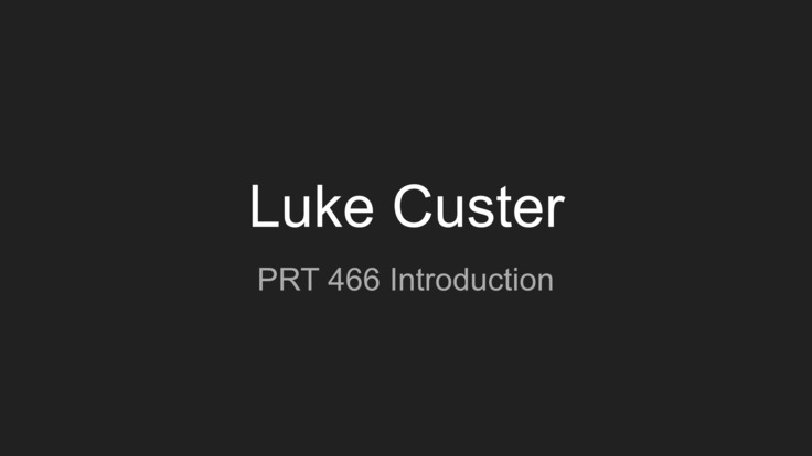 Luke Intro