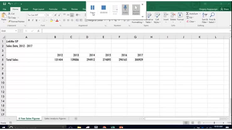 Working with Line Charts