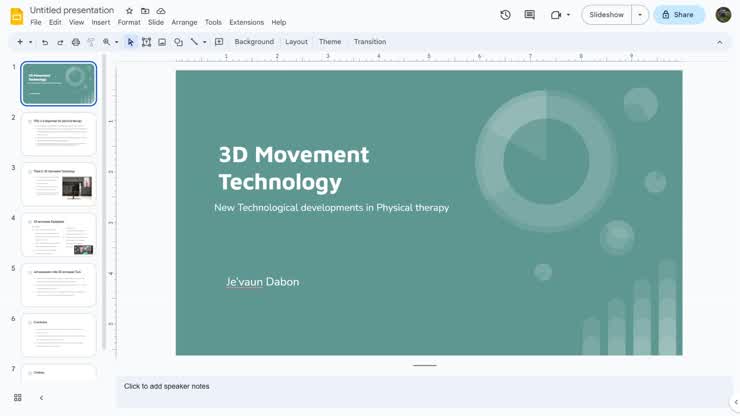 New development speech: 3DM Physical Therapy