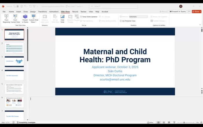 MCH Doctoral Program Webinar 10-3