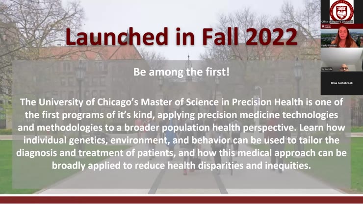 UChicago MsPH Info Session