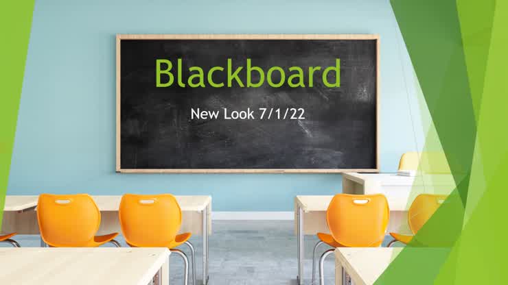 Blackboard: New Look 7.1.22