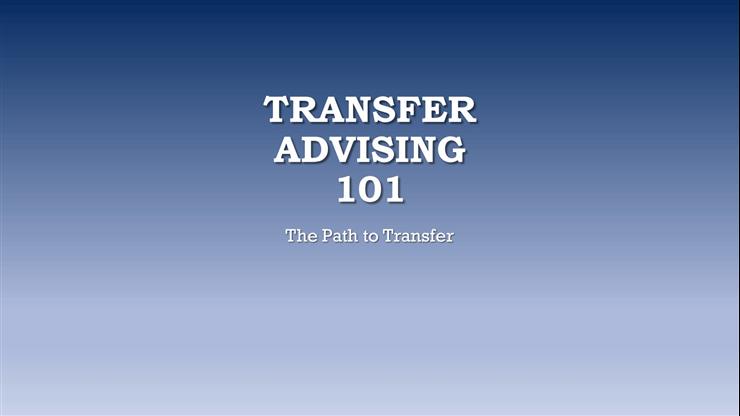 Transfer 101
