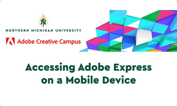 Accessing Adobe Express from Mobile Devices