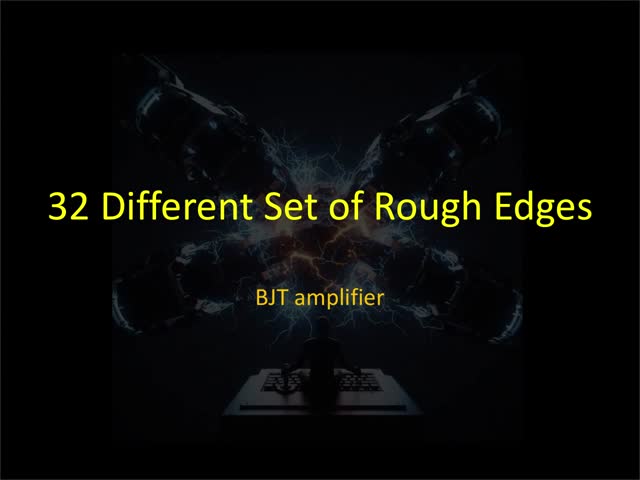 32 Different Set of Rough Edges