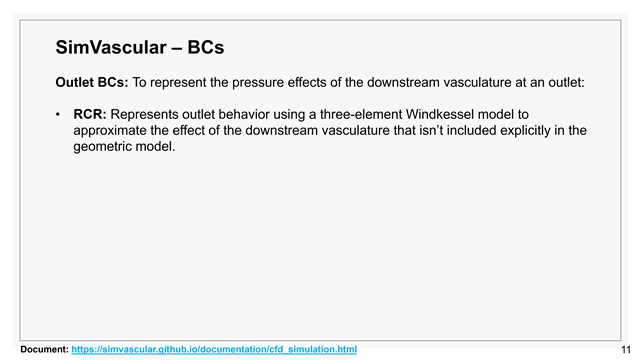 SimVascular Unsteady