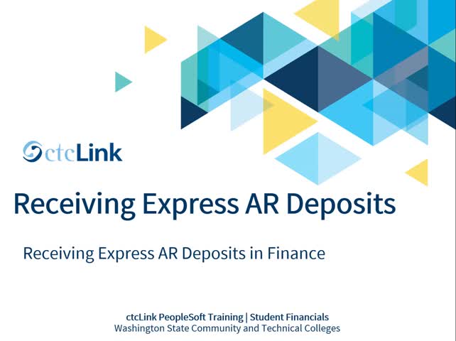 Receiving Express AR Deposits