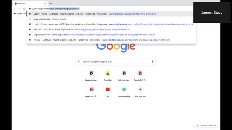 How To Save the Faculty Success URL As a Bookmark