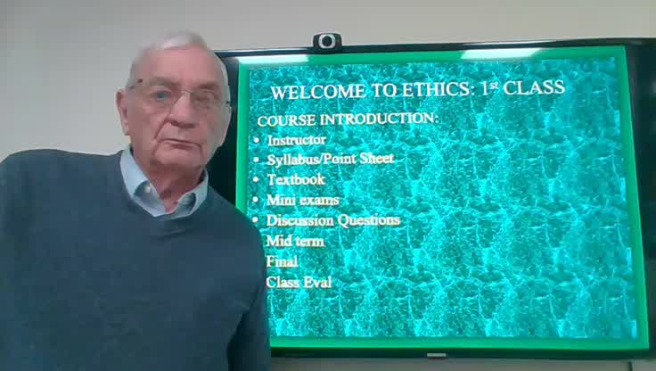 ETHICS WEEK 1 COURSE INTRODUCTION