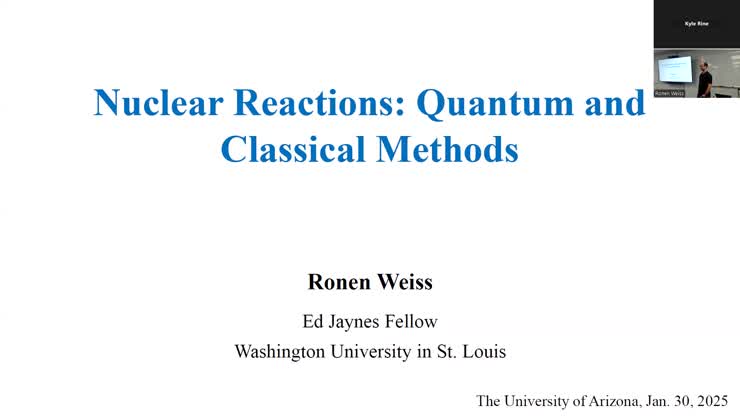Ronen Weiss PNuT Seminar 1.30.2025