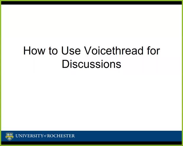 HowtoUseVoicethread