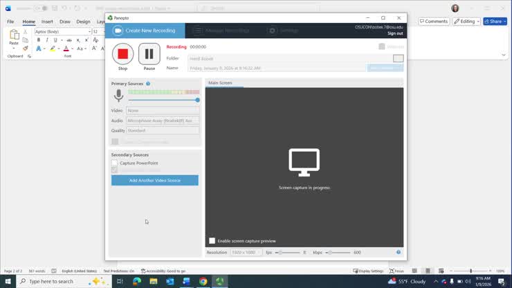 Friday, January 9, 2026 at 9:16:22 AM