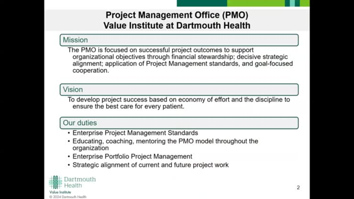 Applying Basic Project Management Practices