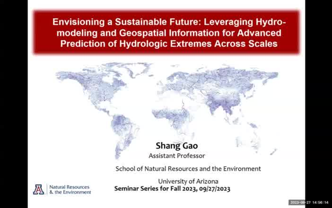 SNRE Seminar Shang Gao
